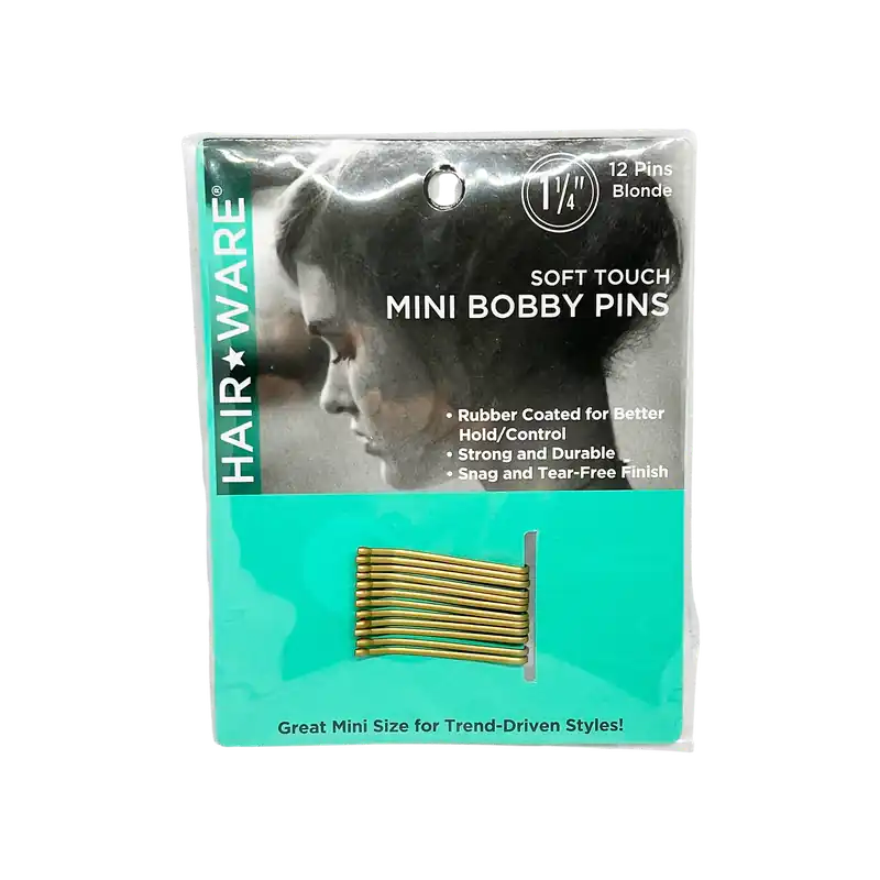 Spilo Soft Touch Mini Bobby Pins 1 1/4" Blonde | 12 Pins