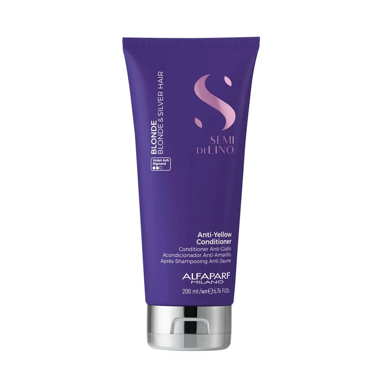 Alfaparf Semi Di Lino Blonde Anti-Yellow Conditioner 6.76 oz | For Blonde & Silver Hair