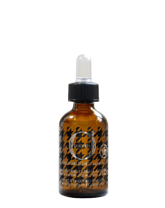 Barex Italiana Olioseta Italiano Gentiluomo Beard & Hair Treating Oil 1.01 oz