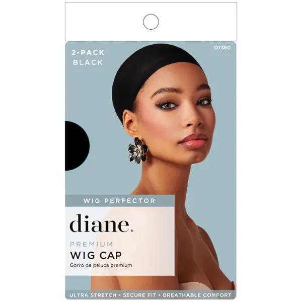 Diane Premium Wig Cap Black