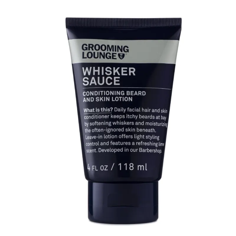 Grooming Lounge Whisker Sauce 4 oz / 118 ml | Beard & Skin Lotion