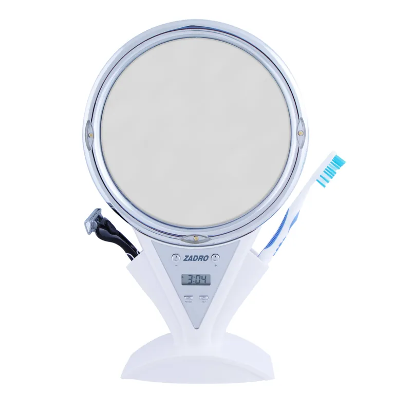 Zadro Motorized Men's Power Zoom Shower Mirror 1x-5x Magnification