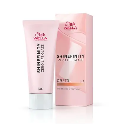 Wella Shinefinity Zero Lift Glaze Demi-Permanent Hair Color - 09/73 Very Light Blonde Brown Gold