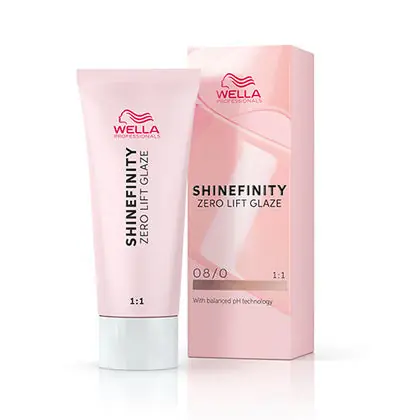 Wella Shinefinity Zero Lift Glaze Demi-Permanent Hair Color - 08/0 Light Blonde Natural