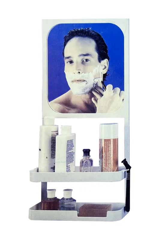 Zadro Z'Fogless Shower Caddy - Z111 | Two Shelf + Mirror With Suction Cup