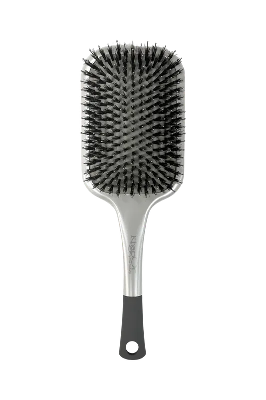 Diva #KP100PC Khapor Ionic Nylon Pin & Boar Paddle Hair Brush (9.75")