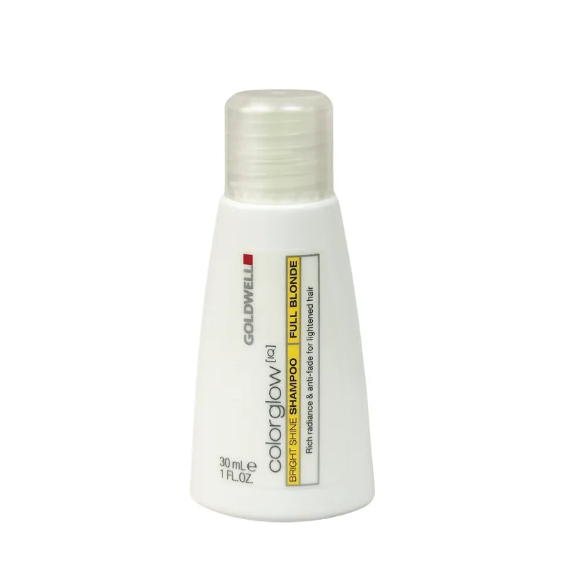 Goldwell Color Glow IQ Bright Shine Shampoo 1 oz / 30F ml - Full Blonde | Travel Size