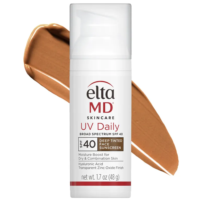 EltaMD UV Daily Deep Tinted Face Moisturizer Broad Spectrum SPF 40 1.7 oz / 48 g