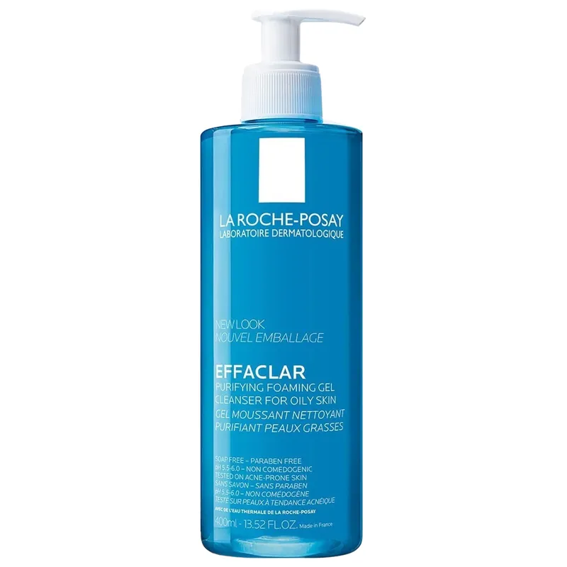 La Roche-Posay EFFACLAR Purifying Foaming Gel Cleanser For OIly Skin 13.52 oz / 400 ml