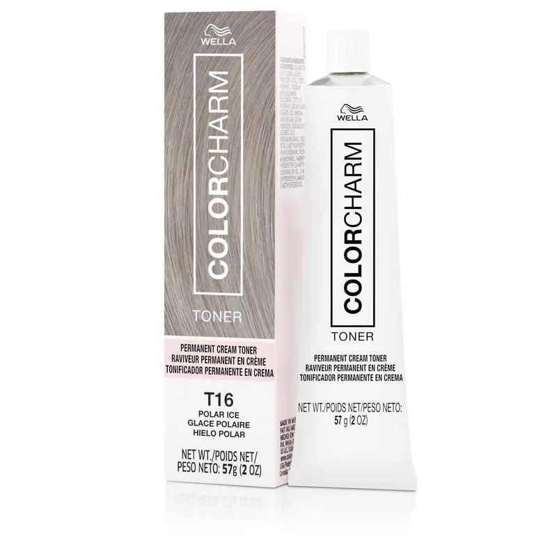Wella ColorCharm Permanent Creme Toner 2 oz - T16 Polar Ice