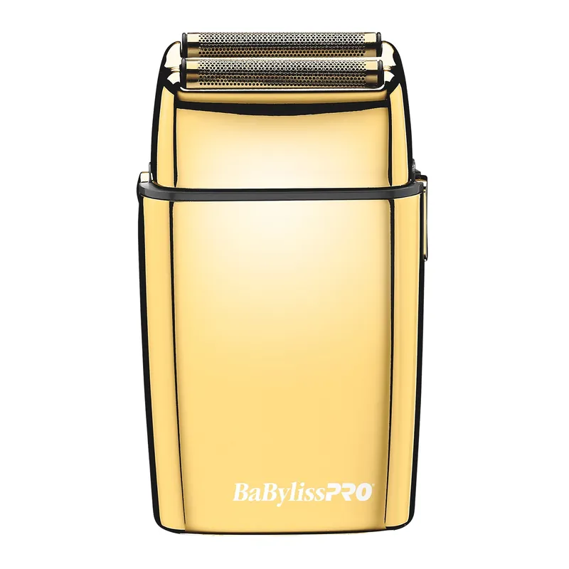 BaBylissPro FOILFX02 Cordless Metal Double Foil Shaver - Gold
