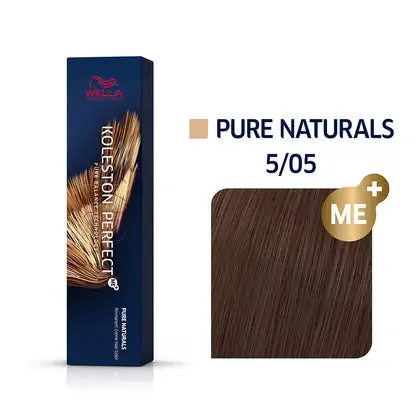 Wella Koleston Perfect Permanent Hair Color - 5/05 Light Brown / Natural Mahogany