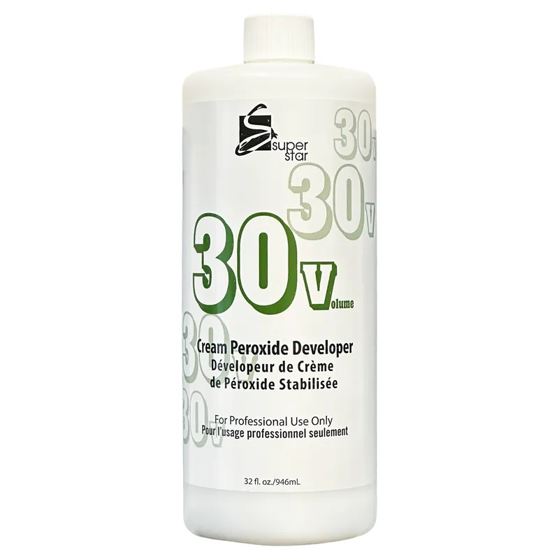 Super Star Creme Peroxide Developer 32 oz / 946 ml - 30 Volume