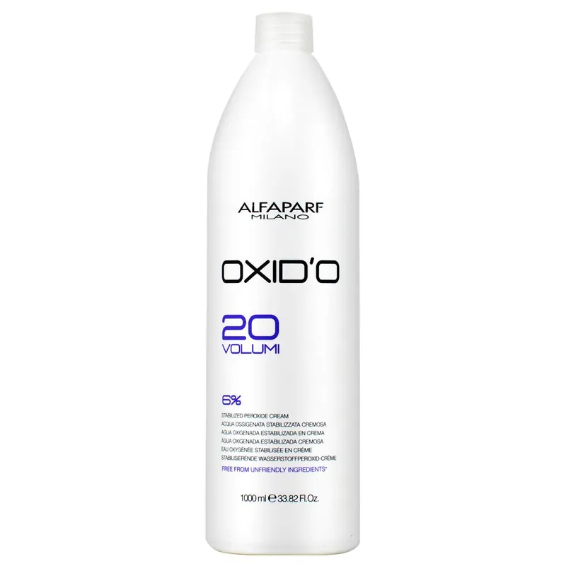 Alfaparf Oxid'o Stabilized Peroxide Cream Developer Liter / 33.8 oz - 6% / 20 Volume