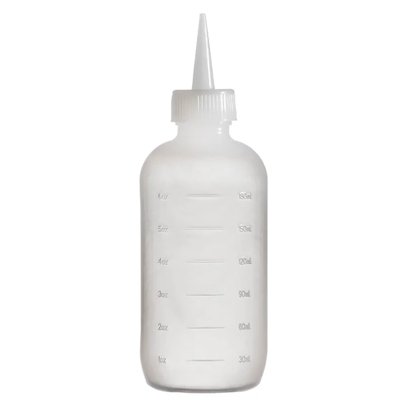 Soft 'N Style Wide Mouth Narrow Tip Color Applicator Bottle 6 oz