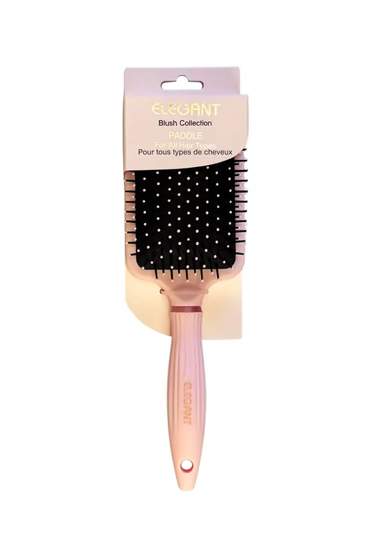 Elegant #701 Wet & Dry Paddle Hair Brush - Large (10.5") / Blush Pink