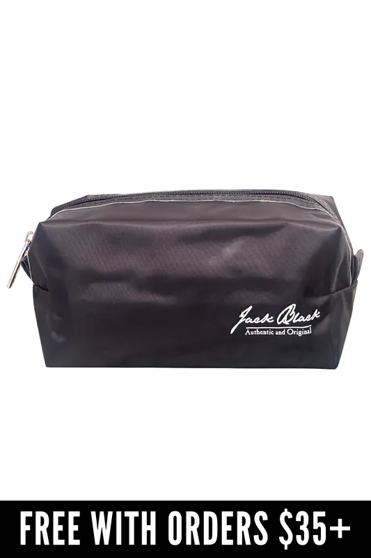 [FREE GIFT] Jack Black Travel Bag - Black (8" x 4" x 4")