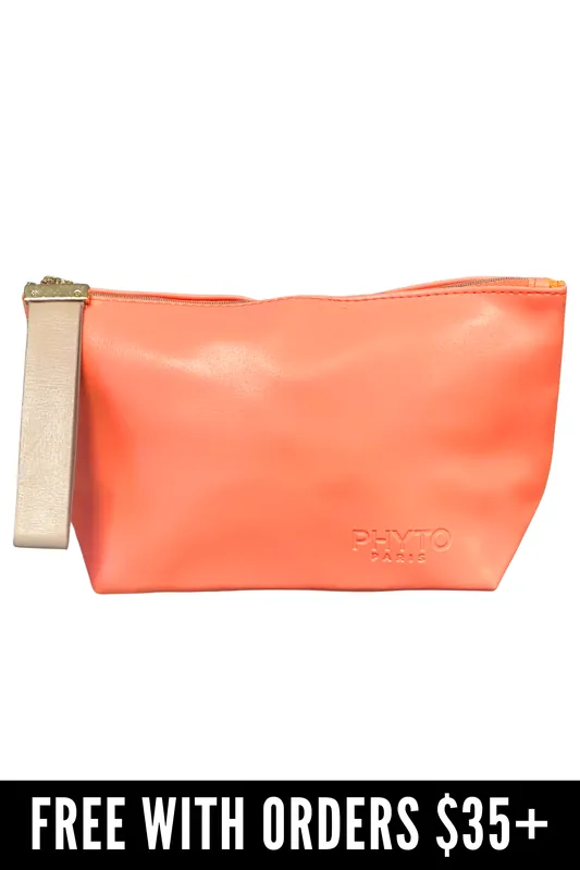 [FREE GIFT] Phyto Cosmetic Bag - Pastel Orange (10" x 6" x 4")