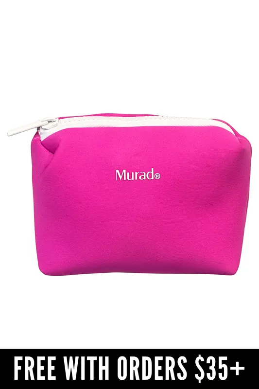 [FREE GIFT] Murad Cosmetic Bag - Hot Pink (6" x 5" x 2")