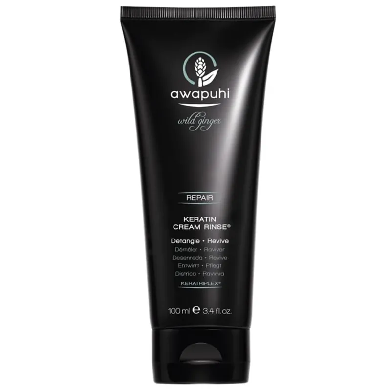 Paul Mitchell AWAPUHI Wild Ginger Keratin Cream Rinse Conditioner 3.4 oz / 100 ml