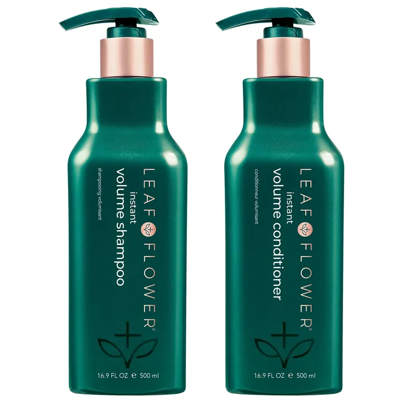 Leaf & Flower Instant Volume Shampoo & Conditioner Duo 16.9 oz / 500 ml