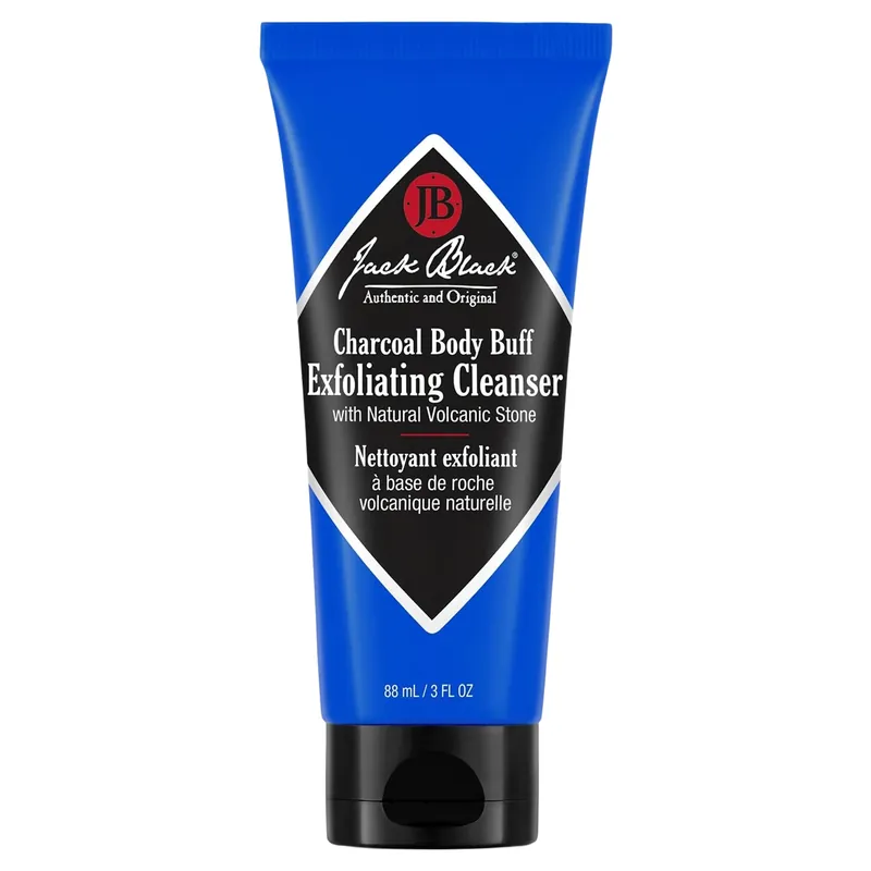Jack Black Charcoal Body Buff 3 oz / 88 ml | Exfoliating Cleanser