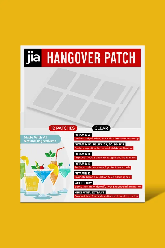 Jia Hangover Patch - 12 Clear Patches