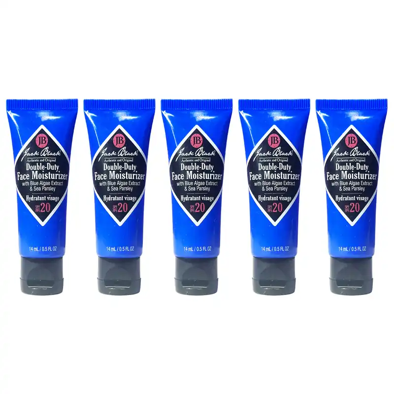 Jack Black Double-Duty Face Moisturizer 0.5 oz / 14 ml (5 Pack)