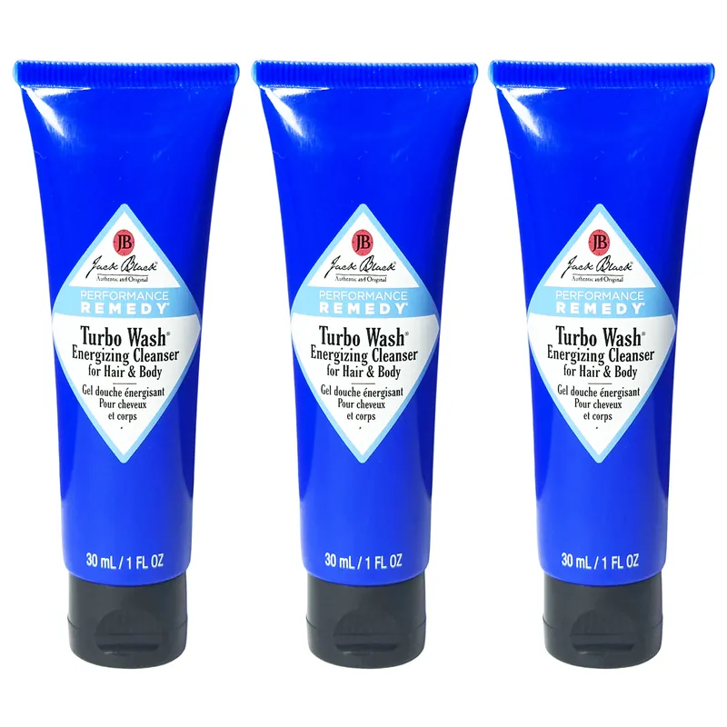 Jack Black Performance Remedy Turbo Wash 1 oz / 30 ml (3 Pack)