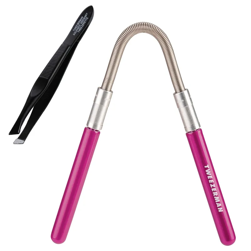 Tweezerman Smooth Finish Facial Hair Remover - Pink | 5090-R (Plus Free Tweezerette)