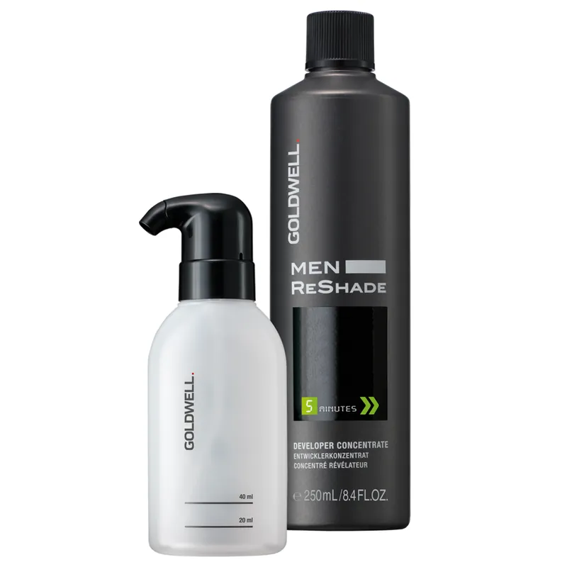 Goldwell Men ReShade Developer Concentrate 8.4 oz / 250 ml + Foam Applicator Bottle