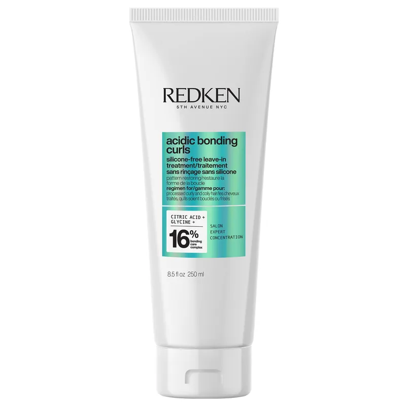 Redken Acidic Bonding Curls Silicone-Free Leave-In Treatment 8.45 oz / 250 ml | For Processed Curly & Coily Hair