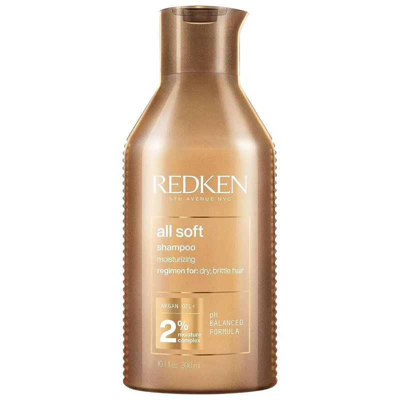 Redken All Soft Shampoo 10.1 oz / 300 ml | For Dry / Brittle Hair