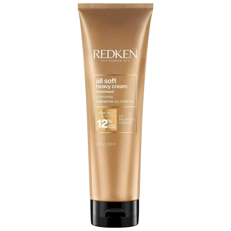 Redken All Soft Heavy Cream Treatment 8.5 oz / 250 ml | For Dry / Brittle Hair