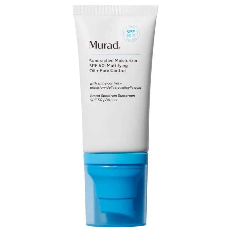 Murad Superactive Moisturizer SPF 50: Mattifying Oil + Pore Control 1.7 oz / 50 ml