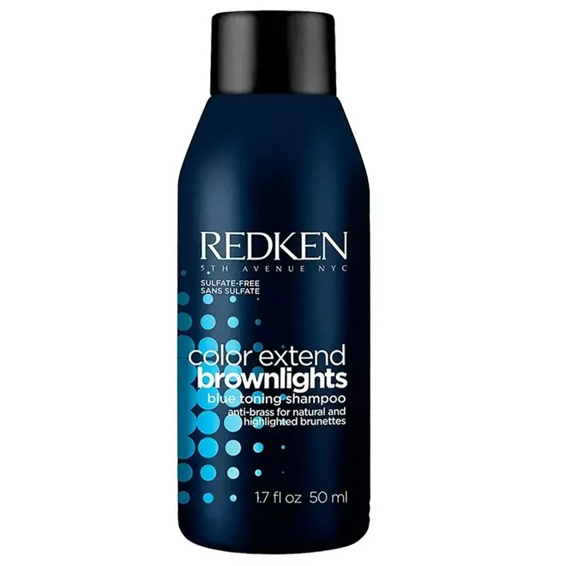 Redken Color Extend Brownlights Blue Toning Shampoo 1.7 oz / 50 ml | Anti-Brass For Brunettes