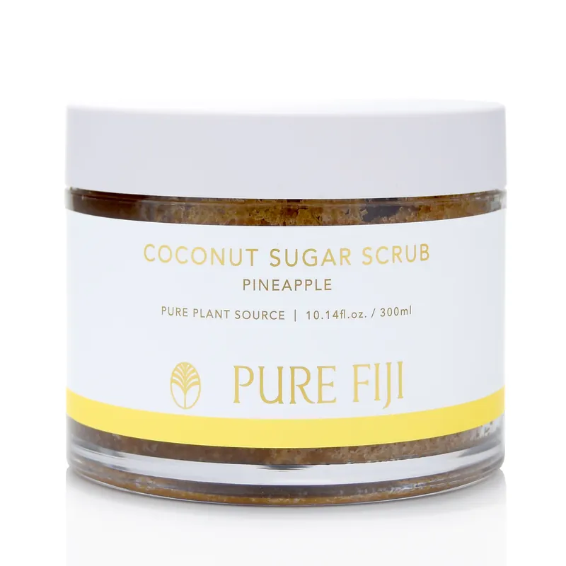 Pure Fiji Coconut Sugar Scrub 10.14 oz / 300 ml - Pineapple