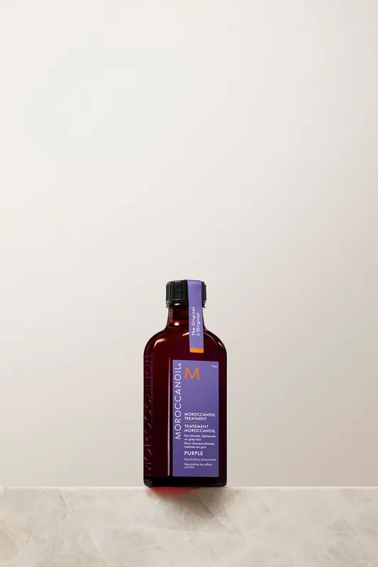 Moroccanoil Treatment Purple 0.85 oz / 25 ml - Travel Size | For Blonde, Lightened Or Grey Hair