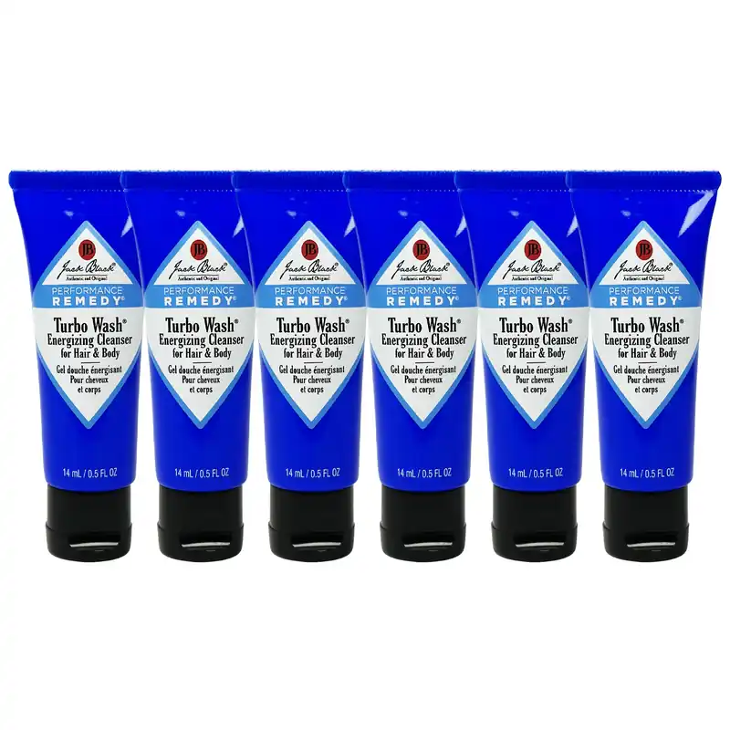 Jack Black Performance Remedy Turbo Wash 0.5 oz / 14 ml (6 Pack)