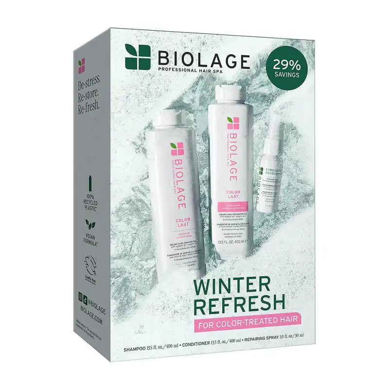 Biolage COLOR LAST Holiday Trio Kit | Winter Refresh For Color-Treated Hair
