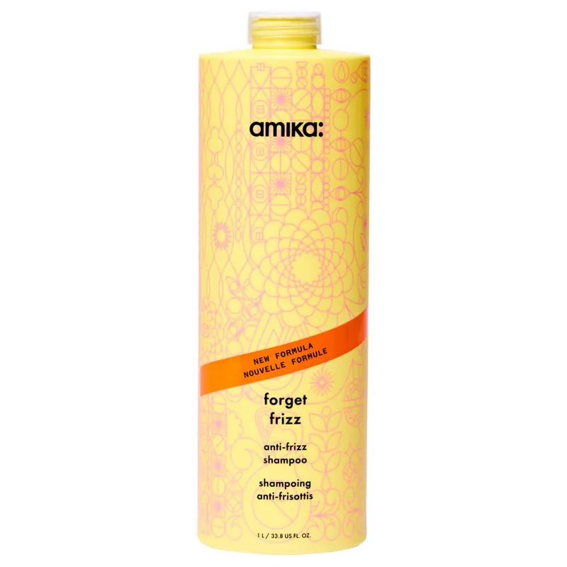 Amika FORGET FRIZZ Anti-Frizz Shampoo Liter / 33.8 oz