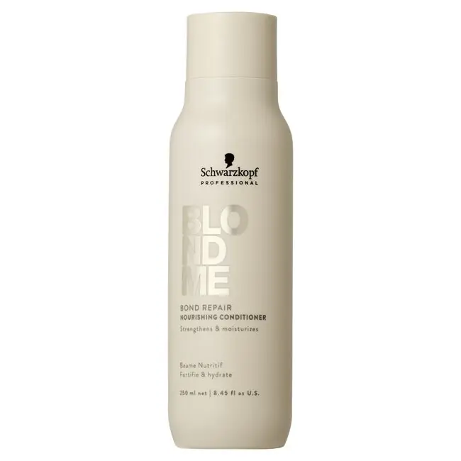Schwarzkopf Blondme Bond Repair Nourishing Conditioner 250 ml / 8.4 oz - Strengthens and Moisturizes