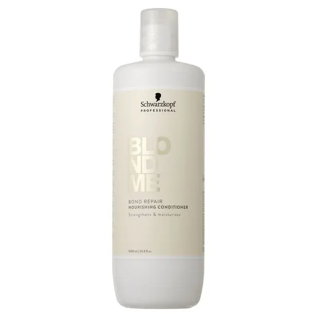 Schwarzkopf Blondme Bond Repair Nourishing Conditioner 1000 ml / 33.8 oz - Strengthens and Moisturizes