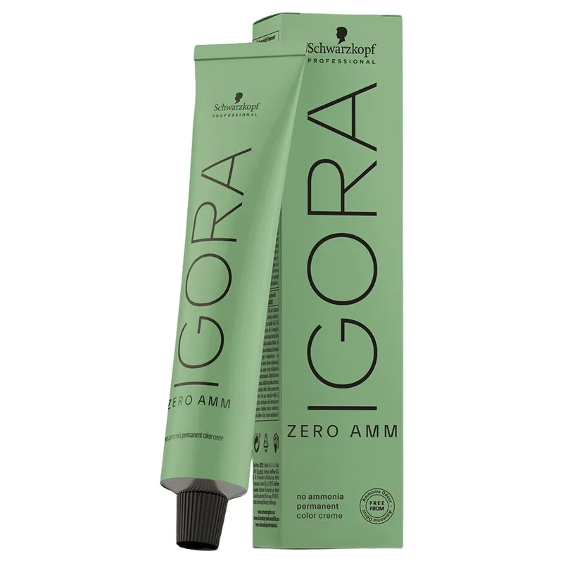 Schwarzkopf IGORA ZERO AMM Ammonia-Free Permanent Color Creme 2 oz - 10-19 Ultra Blonde Cendré