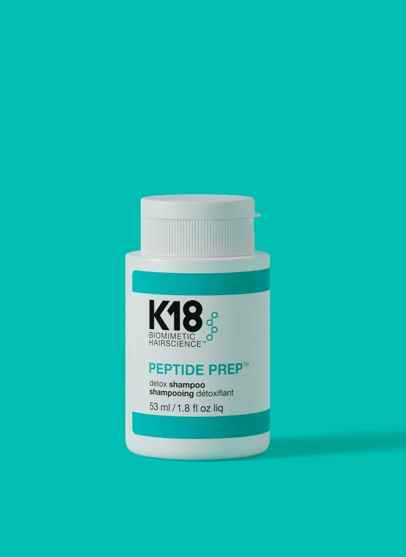 K18 Peptide Prep Detox Shampoo 1.8 oz / 53 ml - Removes Product Buildup