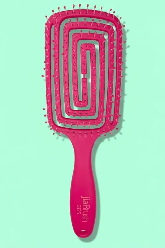 Jia Wet & Dry Detangling Brush Rosy Bloom - jia Personal Care