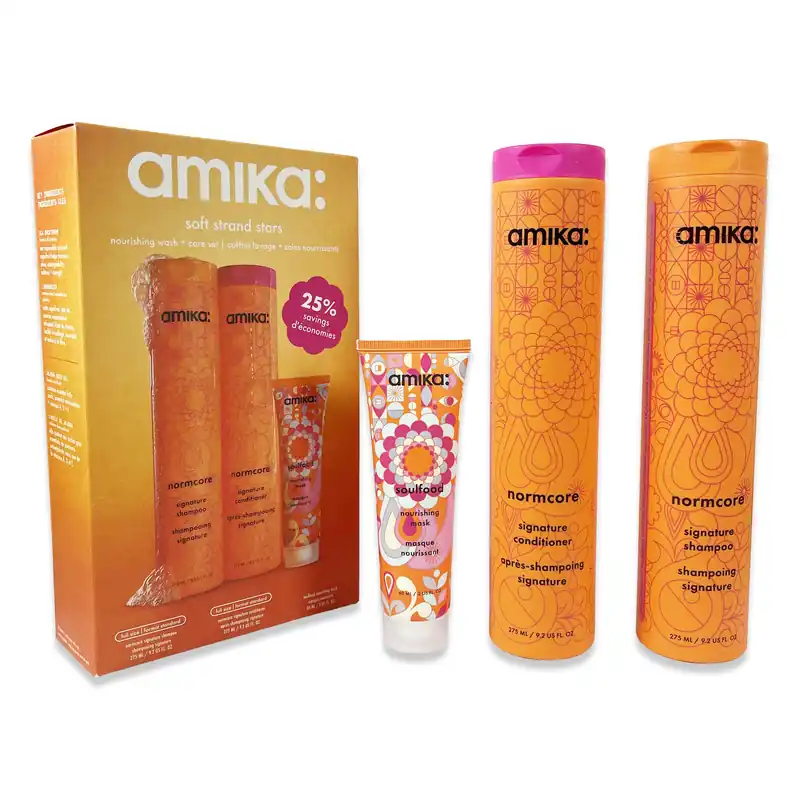 Amika SOFT STRAND STARS Nourishing Wash + Care Set