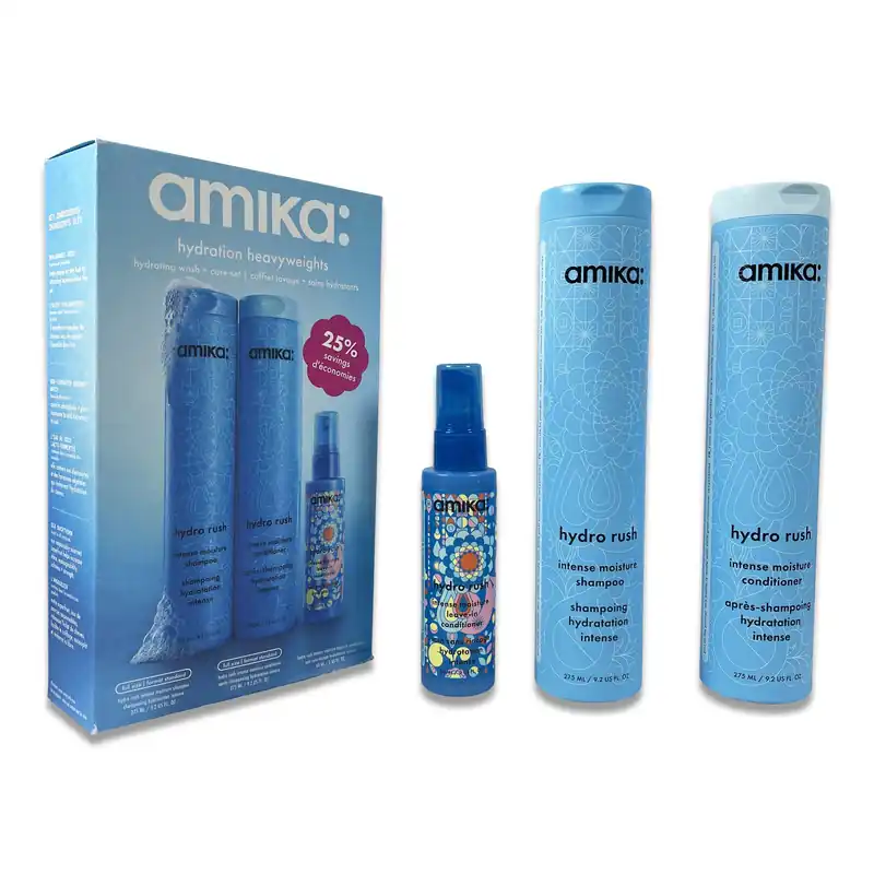 Amika HYDRATION HEAVYWEIGHTS Hydration Wash + Care Set