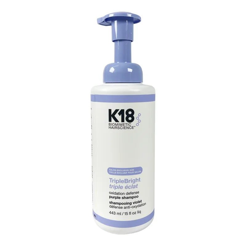 K18 TripleBright Oxidation Defense Purple Shampoo 15 fl oz. / 443 ml