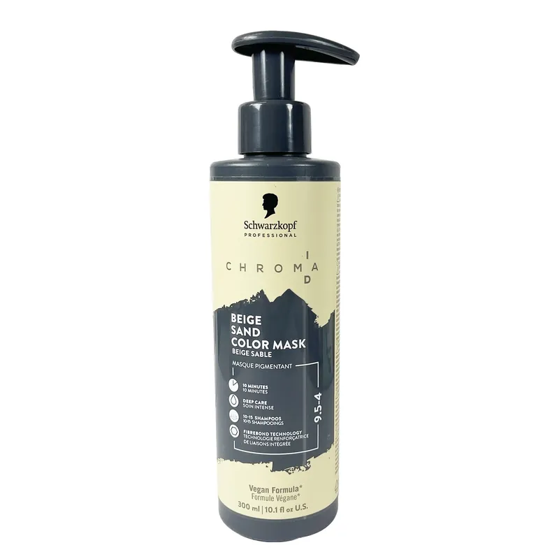 Schwarzkopf Chroma ID Bonding Mask Color 9.5-4 Beige Sand 10.1 fl oz. / 300 ml